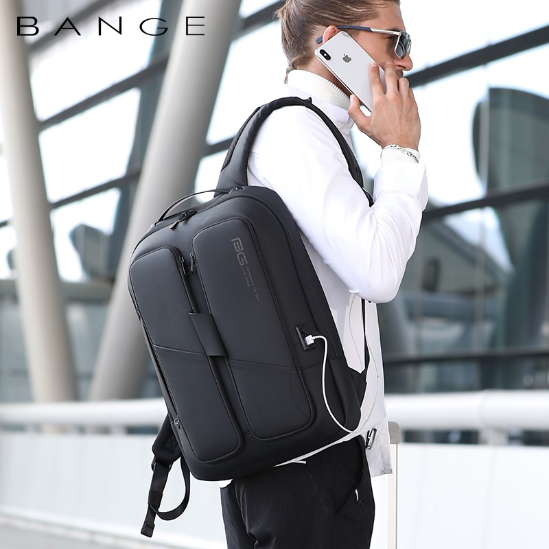 Anvil batoh, černý, USB, na notebook, voděodolný, futuristický