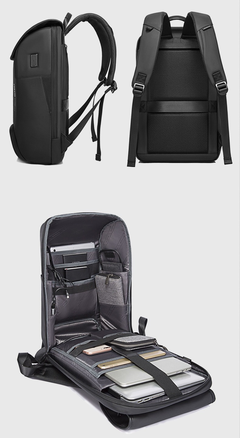 Magni batoh, černý, 27L, kapsa na notebook, voděodolný, bezpečnostní, s USB portem